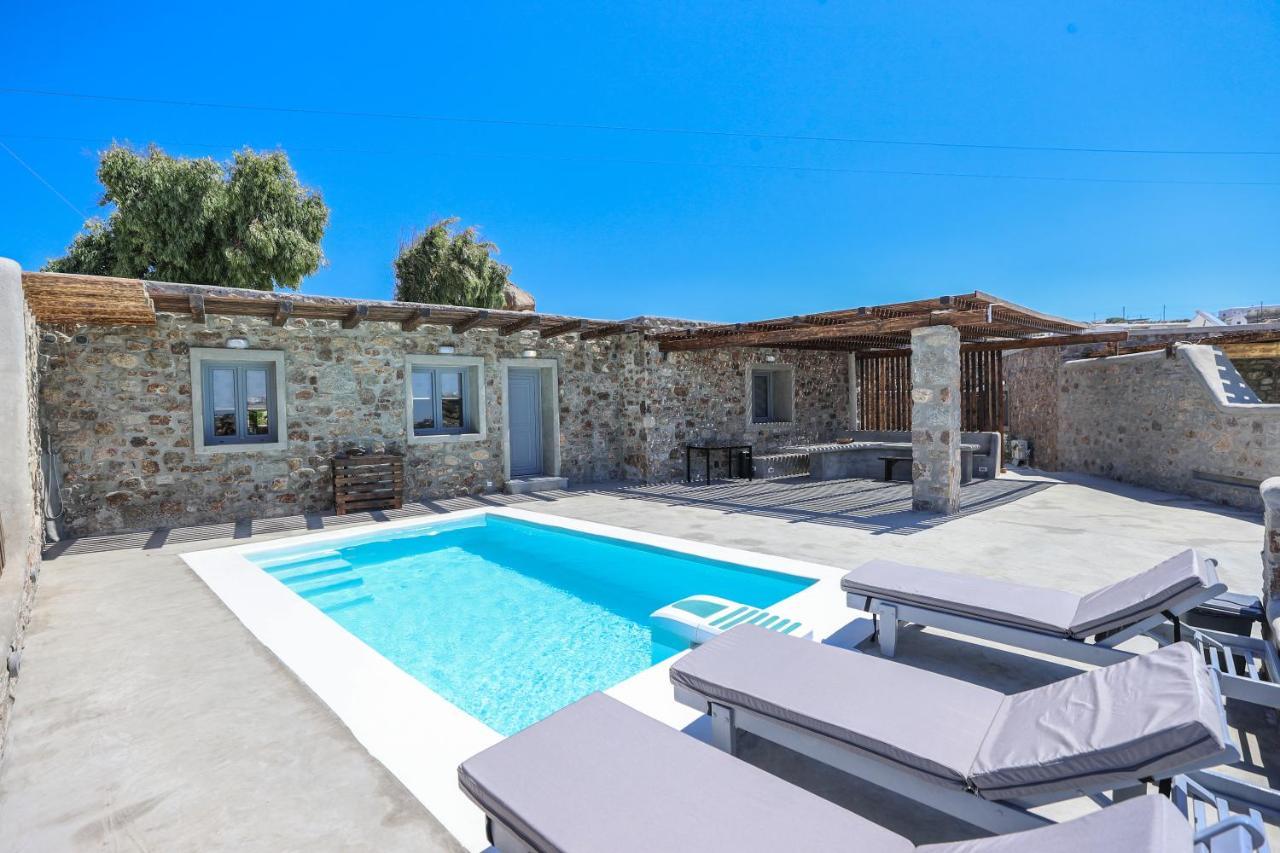 The George Villas With Private Pool, Close To Mykonos Town - Chora Buitenkant foto