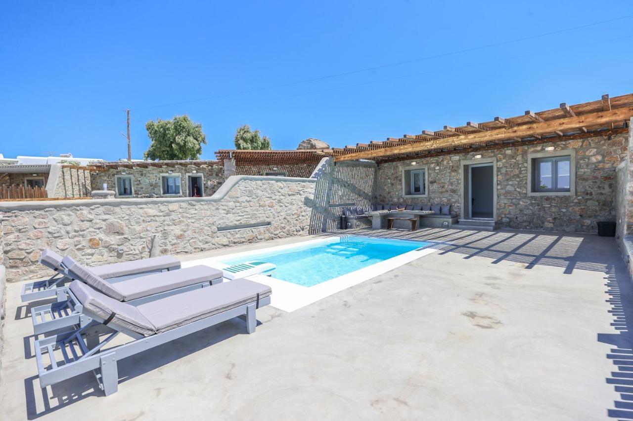 The George Villas With Private Pool, Close To Mykonos Town - Chora Buitenkant foto