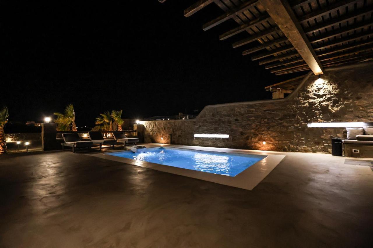 The George Villas With Private Pool, Close To Mykonos Town - Chora Buitenkant foto