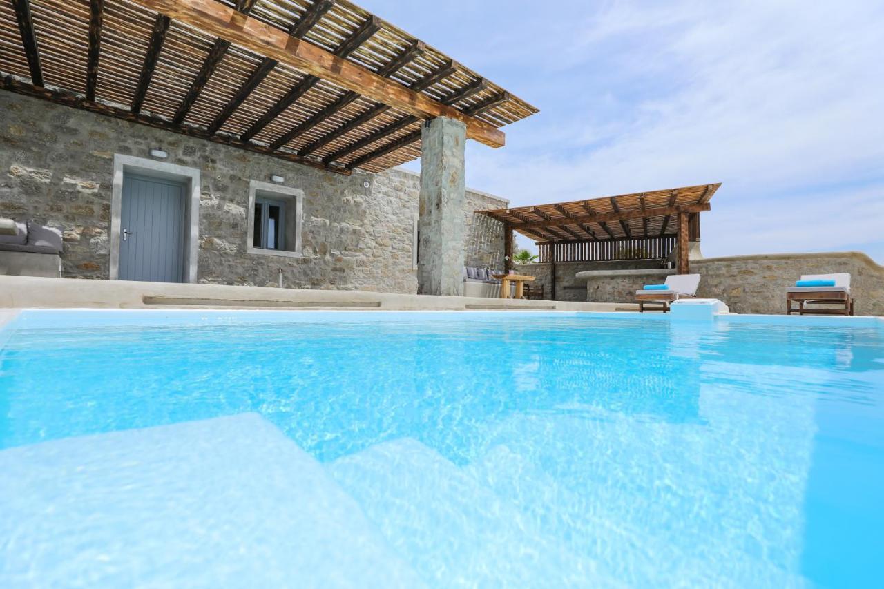 The George Villas With Private Pool, Close To Mykonos Town - Chora Buitenkant foto